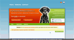 Desktop Screenshot of hondenoppasgezocht.nl
