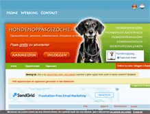 Tablet Screenshot of hondenoppasgezocht.nl